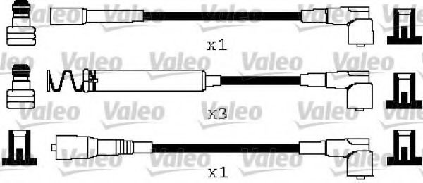 346669 VALEO Ignition System Ignition Cable Kit