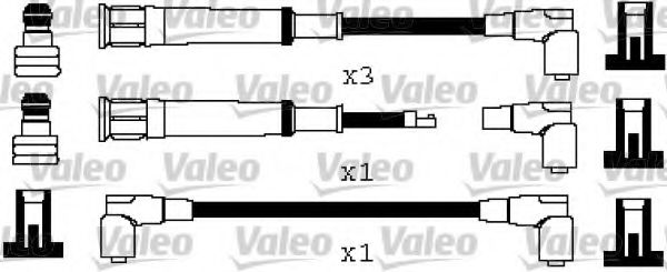 346577 VALEO Ignition System Ignition Cable Kit