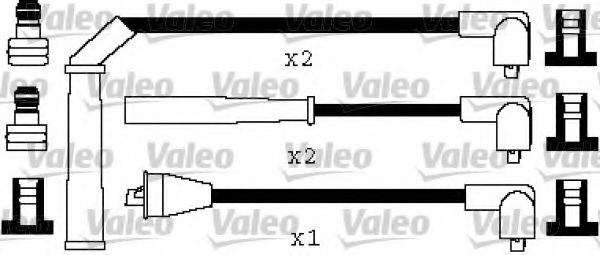 346557 VALEO Ignition Cable Kit