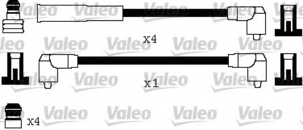 346556 VALEO Ignition System Ignition Cable Kit