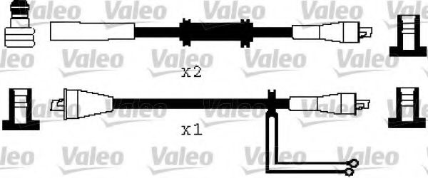 346513 VALEO Ignition System Ignition Cable Kit