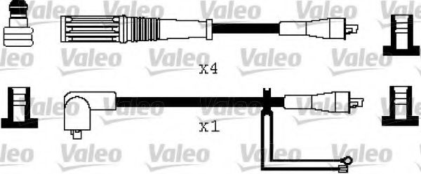346509 VALEO Ignition System Ignition Cable Kit