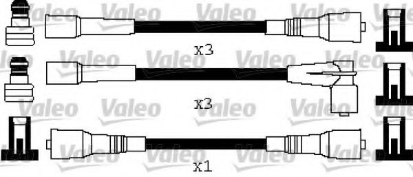 346474 VALEO Ignition System Ignition Cable Kit