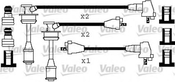 346447 VALEO Ignition System Ignition Cable Kit