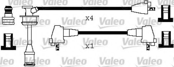 346444 VALEO Ignition System Ignition Cable Kit