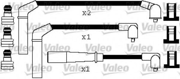 346443 VALEO Ignition System Ignition Cable Kit