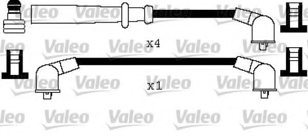 346436 VALEO Ignition System Ignition Cable Kit
