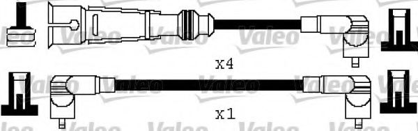 346416 VALEO Комплект проводов зажигания