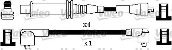346357 VALEO Ignition System Ignition Cable Kit