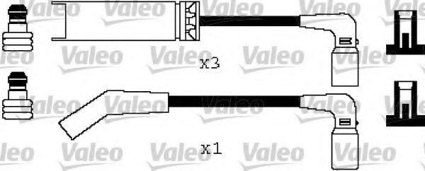 346355 VALEO Ignition System Ignition Cable Kit