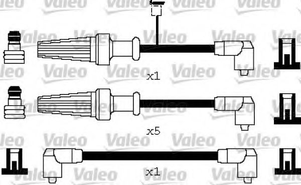 346303 VALEO Ignition System Ignition Cable Kit