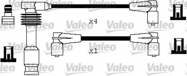 346300 VALEO Ignition System Ignition Cable Kit