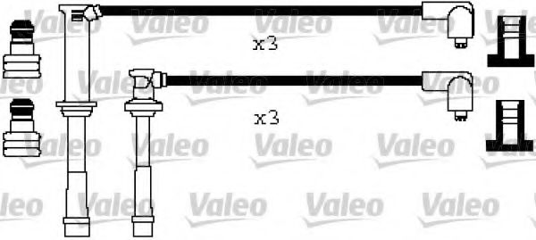 346283 VALEO Ignition System Ignition Cable Kit