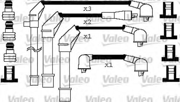 346259 VALEO Ignition Cable Kit