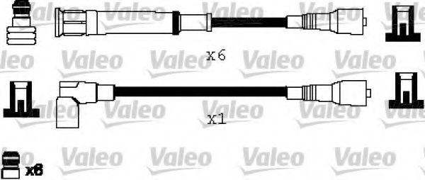 346235 VALEO Ignition System Ignition Cable Kit