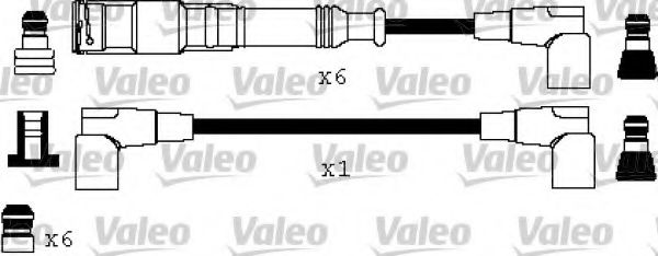 346221 VALEO Ignition System Ignition Cable Kit