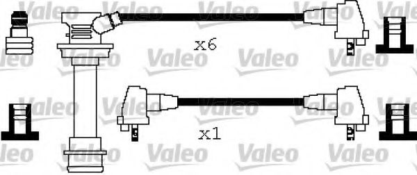 346200 VALEO Ignition Cable Kit