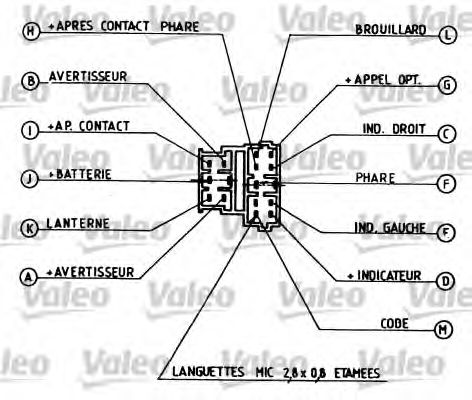 251259 VALEO Steering Column Switch