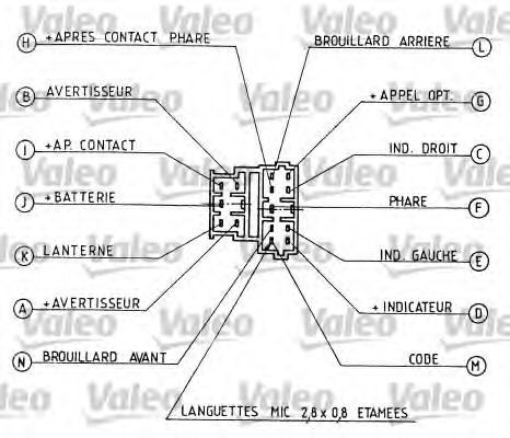251280 VALEO Steering Column Switch