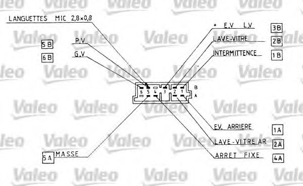 251287 VALEO Steering Column Switch