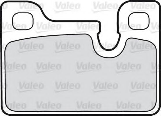 598096 VALEO Brake Pad Set, disc brake
