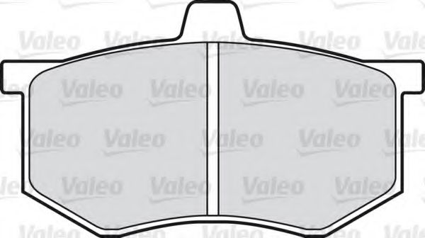 598089 VALEO Brake Pad Set, disc brake