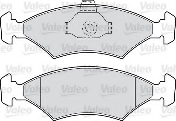 598042 VALEO Brake Pad Set, disc brake