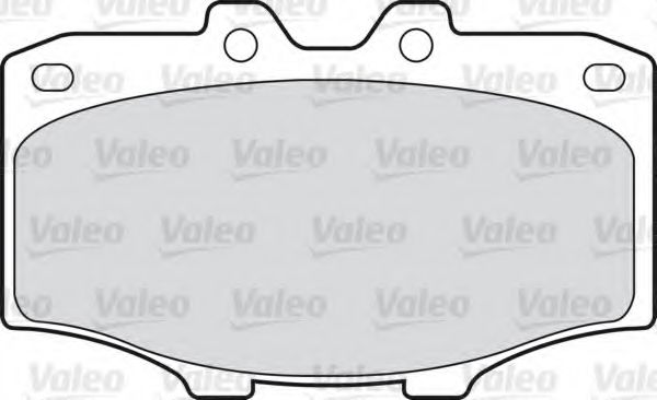 551662 VALEO Brake Pad Set, disc brake
