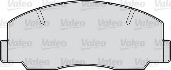 551688 VALEO Brake Pad Set, disc brake
