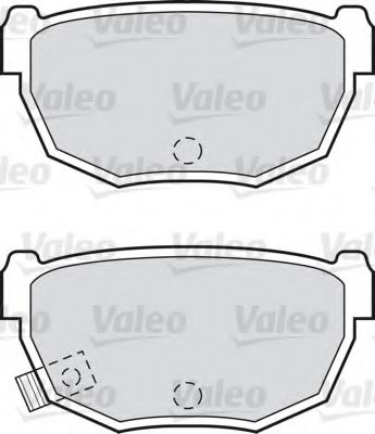 551702 VALEO Brake System Brake Pad Set, disc brake