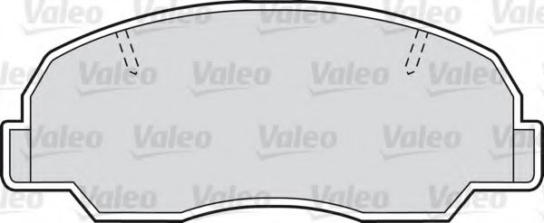 598685 VALEO Brake System Brake Pad Set, disc brake