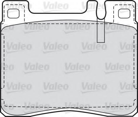 598688 VALEO Brake Pad Set, disc brake