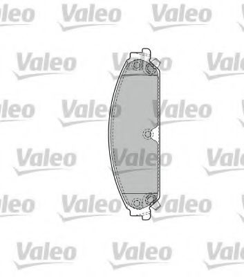 598743 VALEO Brake Pad Set, disc brake