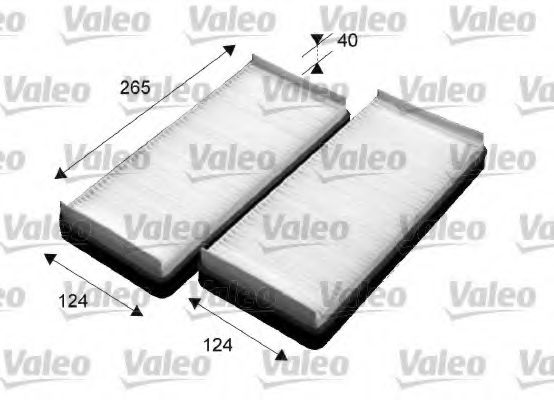 715531 VALEO Heating / Ventilation Filter, interior air