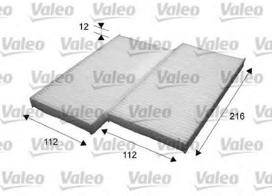 715639 VALEO Heating / Ventilation Filter, interior air