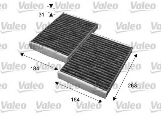 715643 VALEO Heating / Ventilation Filter, interior air