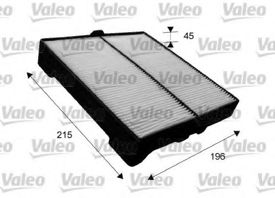 715651 VALEO Heating / Ventilation Filter, interior air