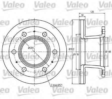 187002 VALEO Exhaust System Exhaust Pipe