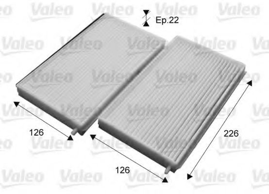 715657 VALEO Filter, interior air