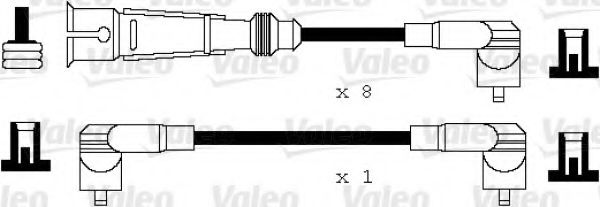 346105 VALEO Ignition System Ignition Cable Kit