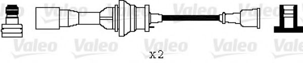346085 VALEO Система зажигания Комплект проводов зажигания