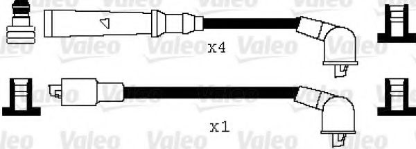 346026 VALEO Ignition System Ignition Cable Kit