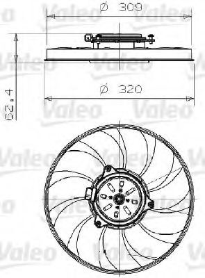 696002 VALEO Rectifier, alternator