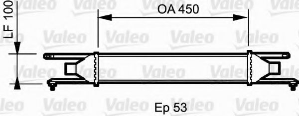 818823 VALEO Air Supply Intercooler, charger