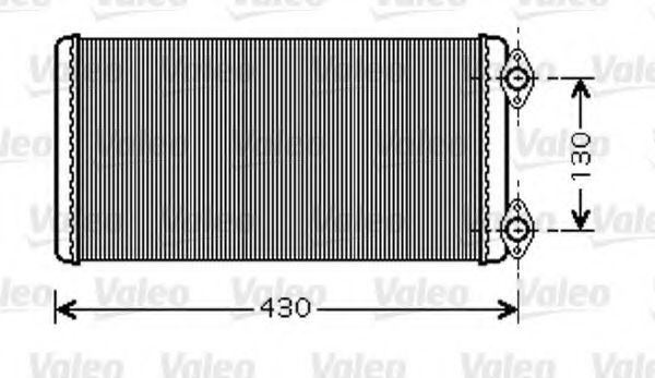 812346 VALEO Heat Exchanger, interior heating