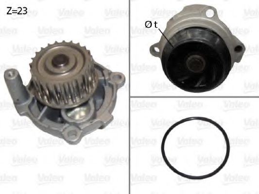 506790 VALEO Cooling System Water Pump