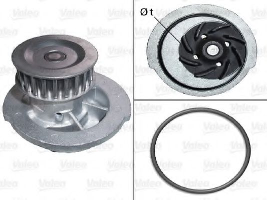 506953 VALEO Cooling System Water Pump