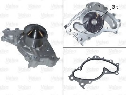 506618 VALEO Cooling System Water Pump