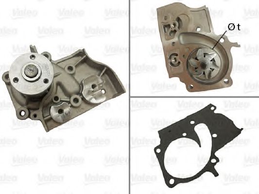 506825 VALEO Cooling System Water Pump
