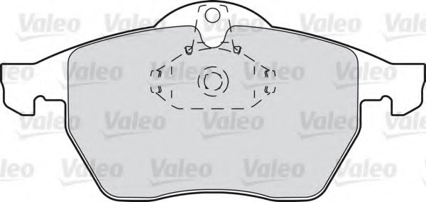 598305 VALEO Brake System Brake Pad Set, disc brake